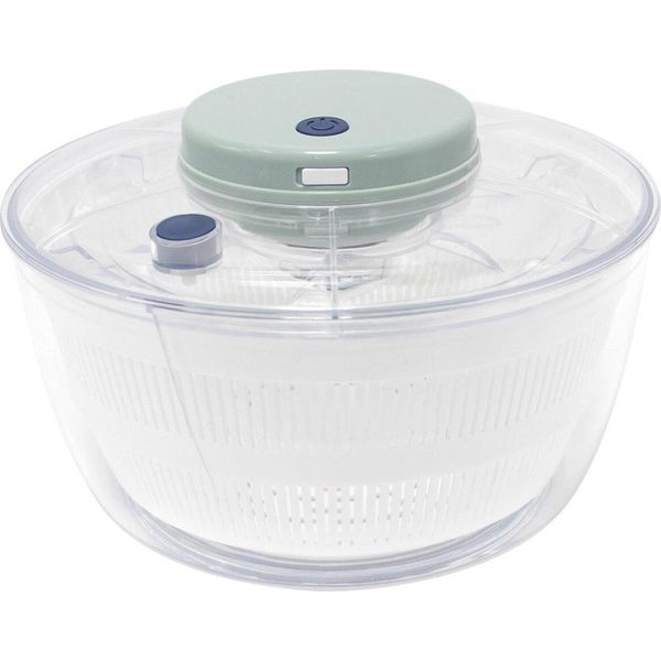 Centrifuga Automatica 2 In 1 Con Coperchio E Setaccio 3,5 Litri, Ricaricabile Con Cavo Usb-image