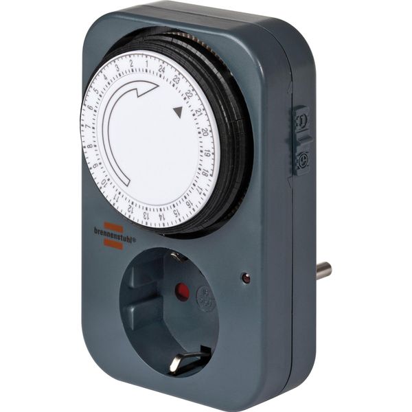 Brennenstuhl® 1506450 Timer Giornaliero Mz 20 - Antracite, Uso Interno-image