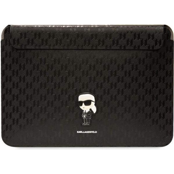 Karl Lagerfeld Manica Klcs14Sakhpkk 14Czarny/Nero Saffiano Monogram Ikonik-image