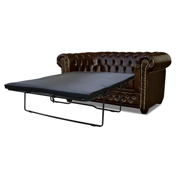 Divano 2 Posti Divano Design Rivestimento Moderno Pelle Tessuto Letto Funzione Due Posti-image