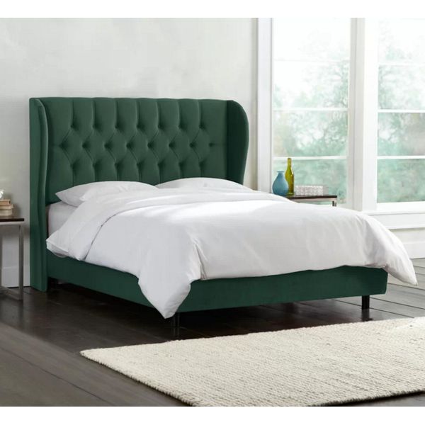 Tappezzeria Di Design Letto Matrimoniale Inglese Letti Chesterfield Lusso 140/160/180X200-image
