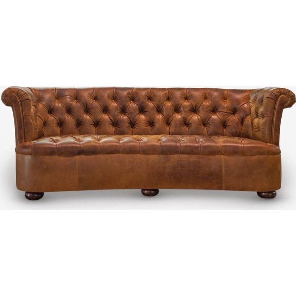 Divano Chesterfield In Pelle Di Design Divano Di Lusso Divano Classico A 3 Posti Nuovo-image