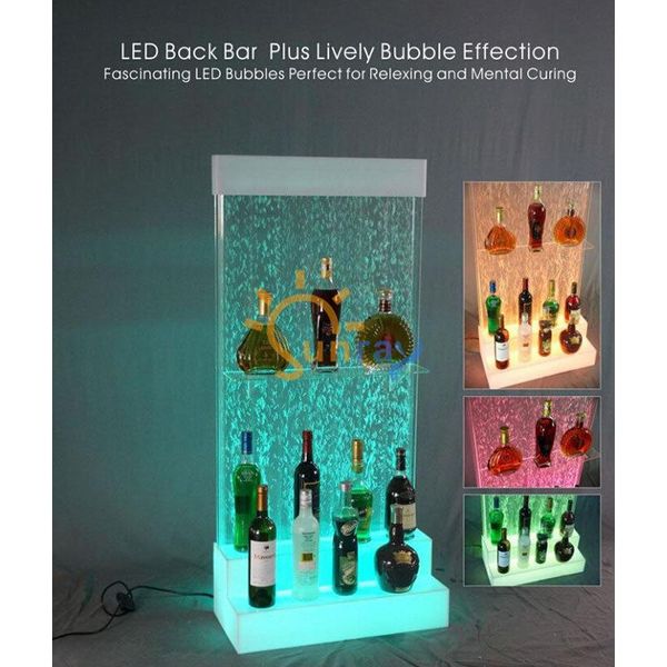 Designer Led Bar Scaffali Acqua Parete Bar Contatore Scaffale Mobili Acqua Pareti Scaffale Nuovo-image