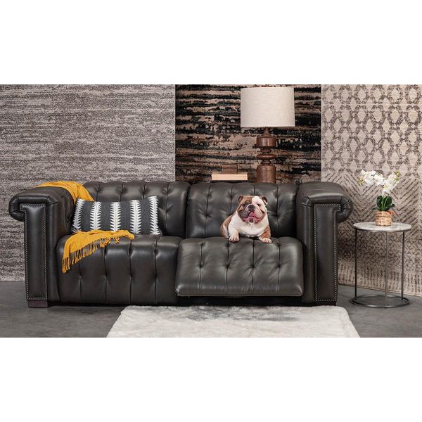 Design Chesterfield Tre Posti Divano In Pelle 3 Posti Imbottitura Divani Divano Relax-image