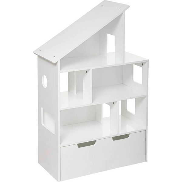 Libreria "Maison"" - Carrelli - Bianco H. 104 Cm - Atmosphera CréAteur D'intéRieur"-image