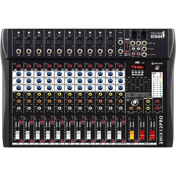 Italian Stage 2 MIX12 Pro Mixer Analogico-image