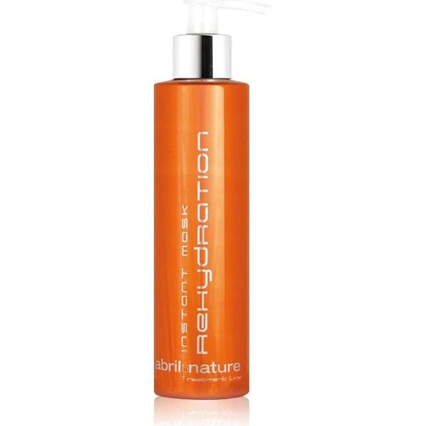 Abril Et Nature Maschera Istantanea Maschera Reidratante Alla Cheratina 200Ml - Trattamento Per Capelli Secchi - Idratante E Anti-Crespo-image