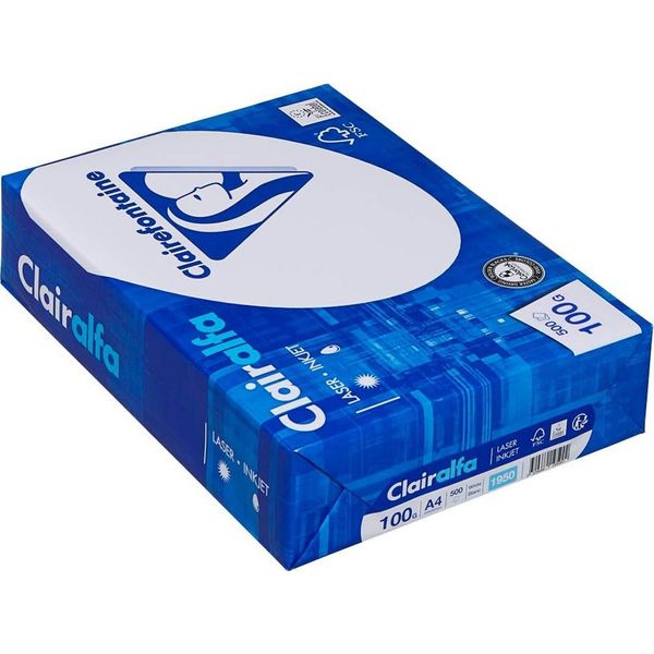 Clairefontaine 1950C Kopierpapier Clairalfa Din A4 100 G/Qm 500 Blatt-image