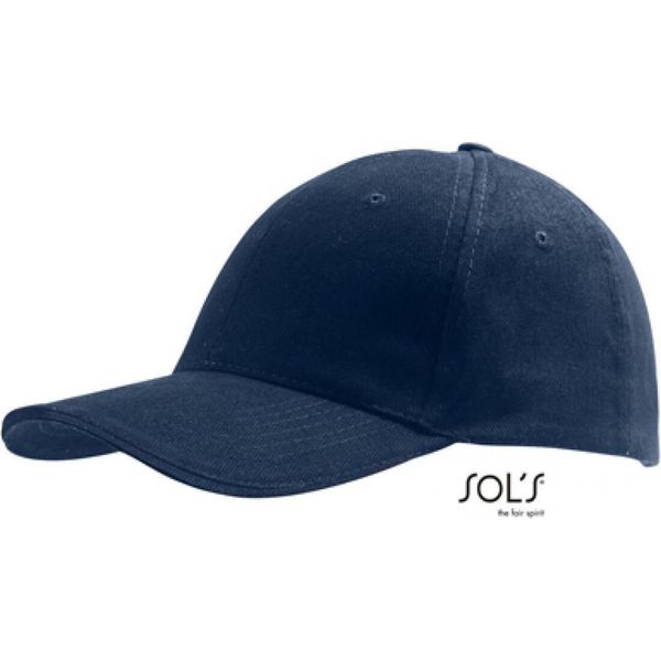 Sols 88100 | Six Panel Cap Buffalo / Berretto / Beanie / Cappello - Colore: French Navy - Taglia: Unica-image