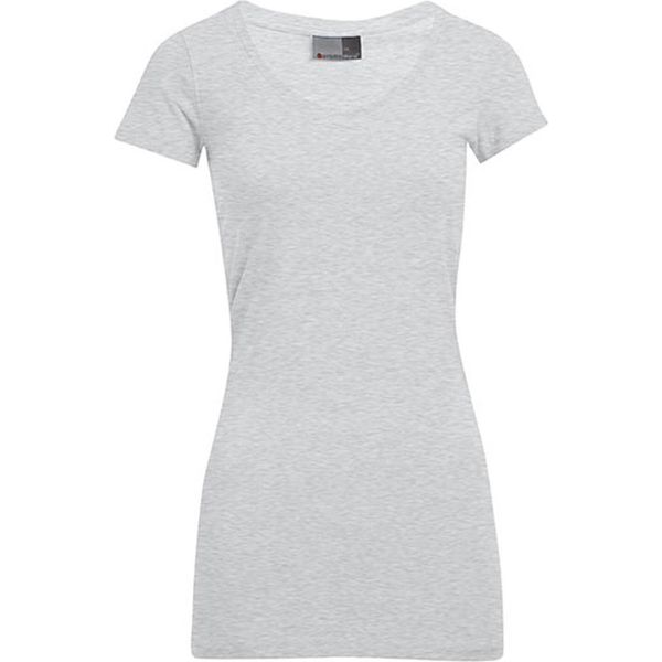 Promodoro 3087 | Maglietta Donna Slim Fit Scollo A V Lungo - Colore: Grigio Sportivo (Heather) - Taglia: Xxl-image