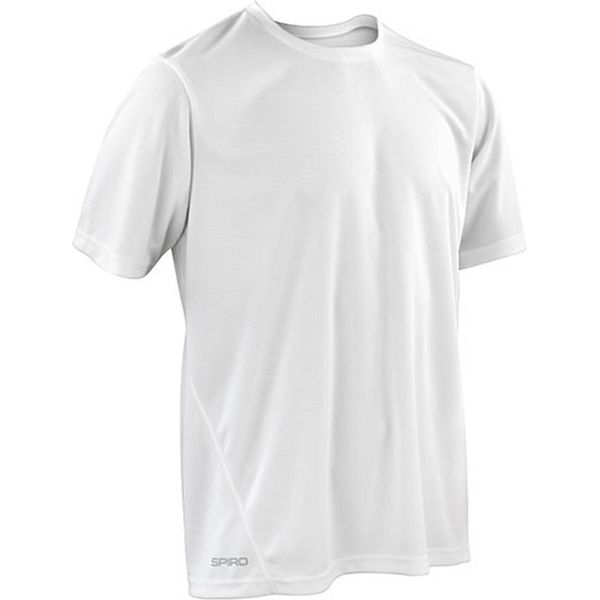 Spiro S253M | Maglietta Sportiva Quick Dry + Quick Dry - Colore: Bianco - Taglia: S-image