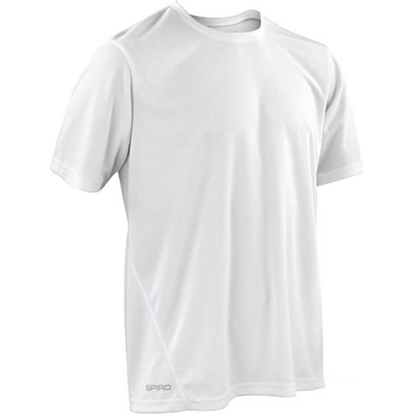 Spiro S253M | Maglietta Sportiva Quick Dry + Quick Dry - Colore: Bianco - Taglia: L-image