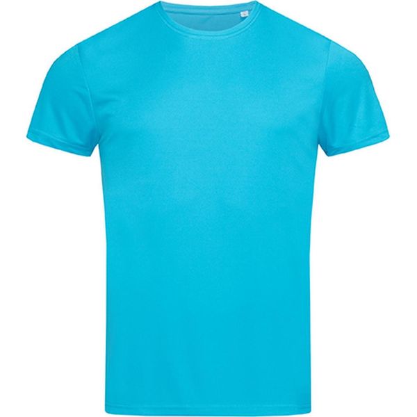 Stedman ST8000 | Maglietta Sportiva Attiva A Girocollo + ACTIVE-DRY - Colore: Hawaii Blue - Taglia: L-image