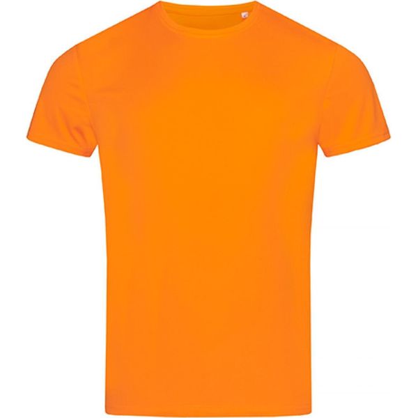 Stedman ST8000 | Maglietta Sportiva Attiva A Girocollo + ACTIVE-DRY - Colore: Cyber Orange - Taglia: M-image