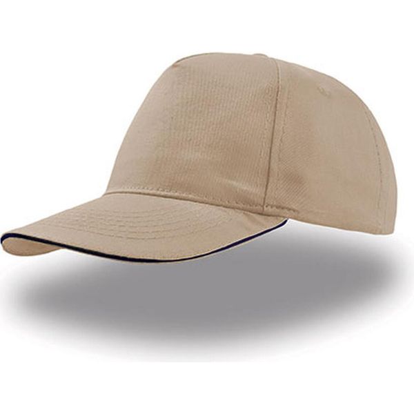 Atlantis | Start Five Sandwich Cap / Berretto / Cappello - Colore: Khaki/Navy - Taglia: Unica-image