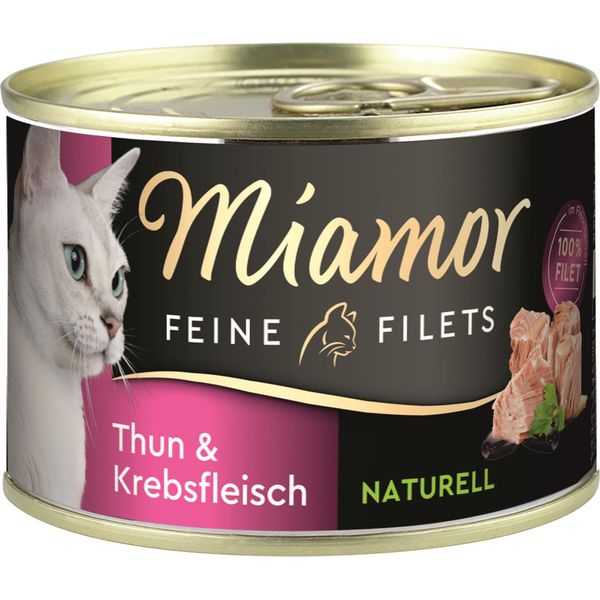 Miamor 156Gx12 Filetti Sott'olio Di Tonno E Carne Di Granchio-image