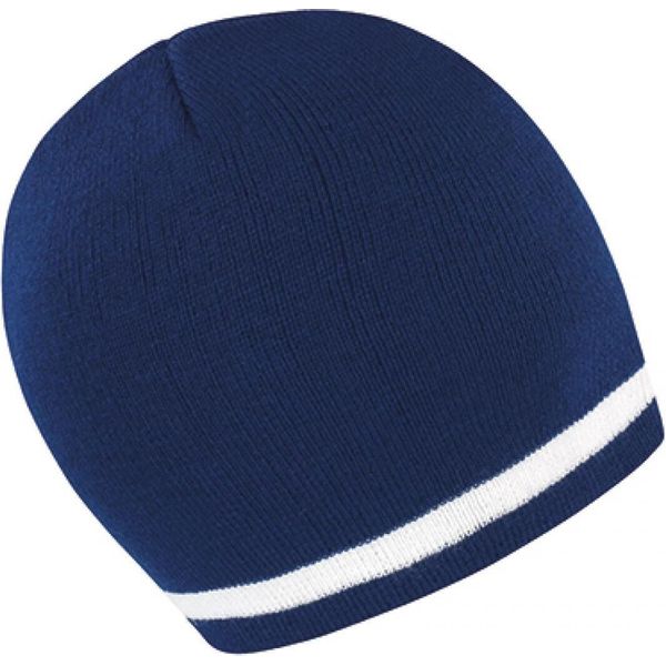 Result Winter Essentials R368X | Cappello Invernale National Beanie - Colore: Navy/White - Taglia: Unica-image