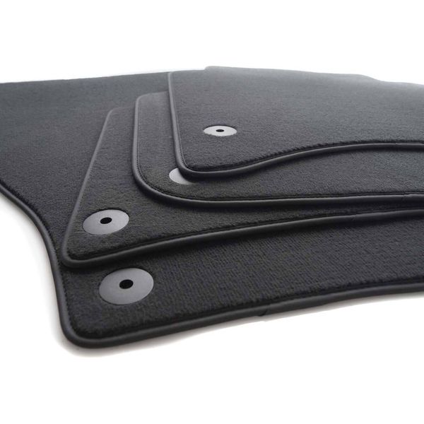 Tappetini Porsche Cayenne Iii (9YA) Tappetini Velours Premium Set 4 Pezzi Tappeto Auto Originale Di Qualità, Nero-image