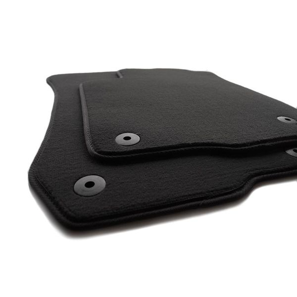 Tappetini Audi Adatti Per A3 S3 (8L/Tutti) Tappetini Auto Di In Velours Nero 2 Pezzi-image