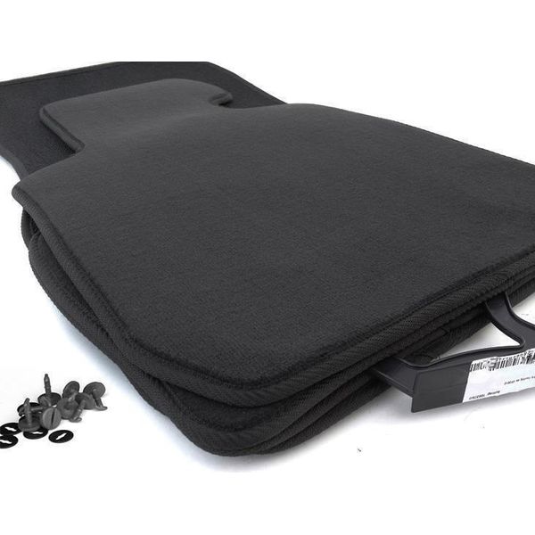 Tappetini Adatti Per Bmw Serie 7 (E38) Velours Tuning Tappeto Auto 4 Pezzi Nero Nuovo-image