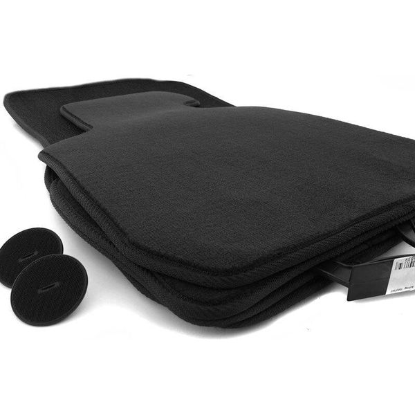 Tappetini Da Pavimento Per Bmw Serie 3 E90 E91 M3 Velours Tappetini Auto Interni 4 Pezzi Nero-image