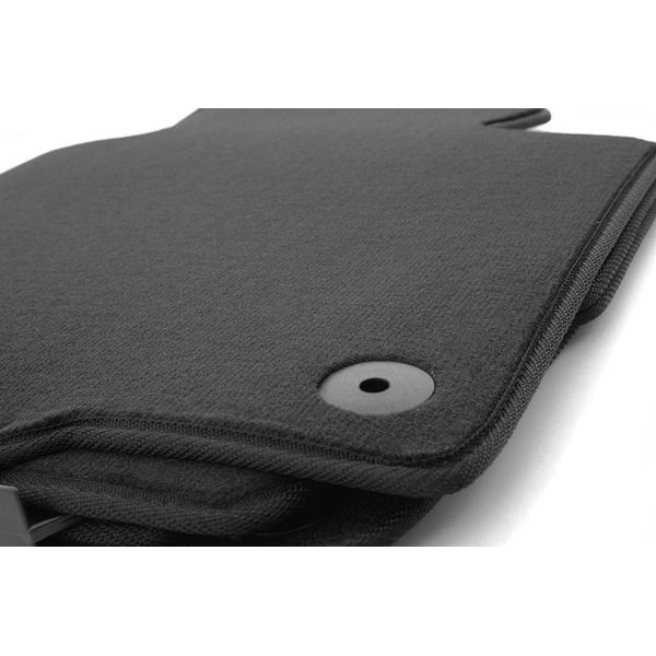 Tappetini Adatti Per Vw Golf Plus / Cross Velours Qualità Auto Tappeto Tuning Nero 4 Pezzi Nuovo-image