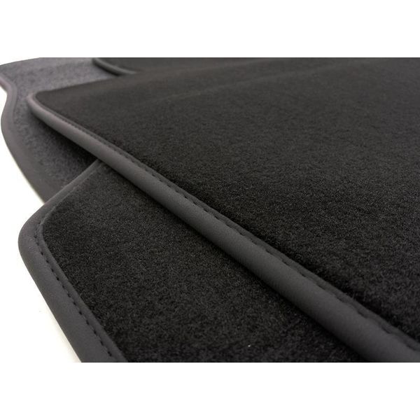 Tappetini Per Bmw Serie 7 E65 Velours Premium Car Mats Set Nero 4 Pezzi Qualità Originale-image