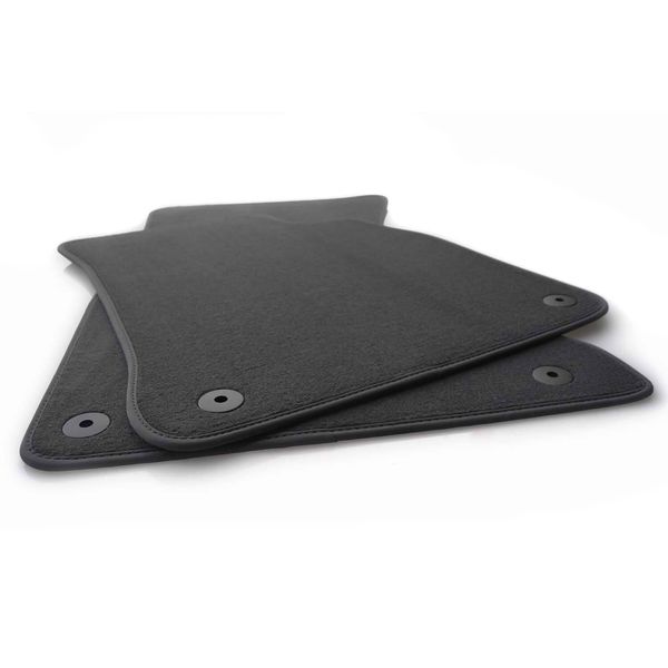 Tappetini Per Audi A6 S6 RS6 (C6/4F/Tutti) Tappetini In Moquette Velours Per Auto Anteriore Set Di 2-image