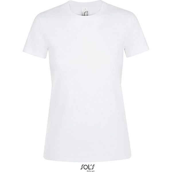Sols 01825 | Maglietta Regent Da Donna / Cotone Semipettinato Ring-Spun - Colore: Bianco - Taglia: Xl-image