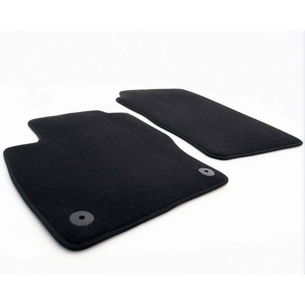 Tappetini Per Ford Focus MK3 / Turnier (Dal 2011) Velours Originale Qualità 2 Pezzi Tappetini Auto Nero-image