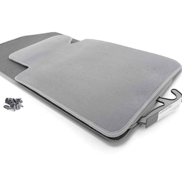 Tappetini Adatti Per Bmw E38 Serie 7 Tappetini Velours Originali Di Qualità Per Auto 4 Pezzi - Grigio-image