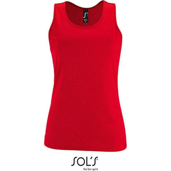 Sols 02117 | Canotta Sportiva Da Donna - Colore: Rosso - Taglia: Xs-image