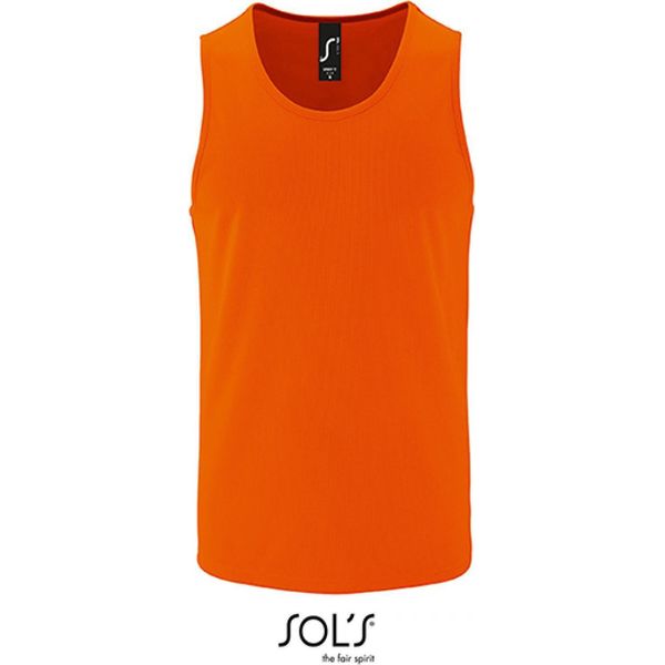 Sols 02073 | Canotta Sportiva Da Uomo - Colore: Arancione - Taglia: 3XL-image