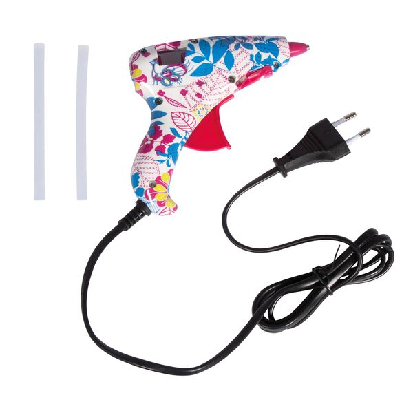 Rayher 30215000 Rayher Mini Flower Power HeißKlebepistole Farbig-image
