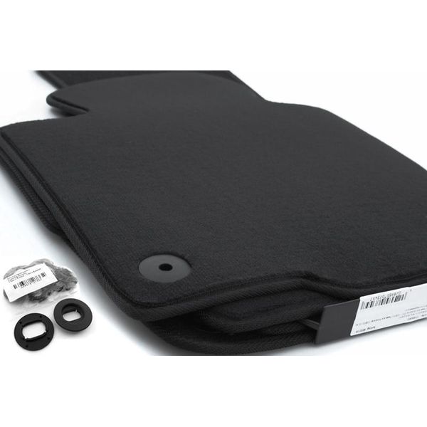 Tappetini Adatti Per Vw Passat B6 B7 3C Cc Tutti I Tappetini Auto Premium Velours 4 Pezzi Neri-image