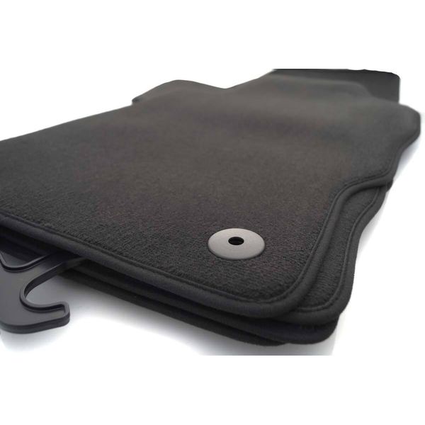 Tappetini Adatti Per Opel Corsa E (2014-2019) Tappetini Auto Di Qualità Originale In Velours, 4 Pezzi, Nero-image