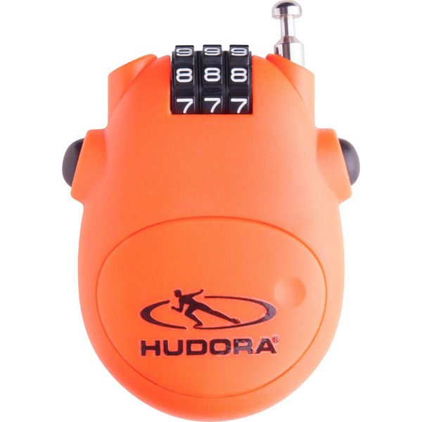 Hudora Combinazione Serratura Cavo Bicicletta Scooter 14492 Sicurezza Serratura Blackrot Efficiente-image