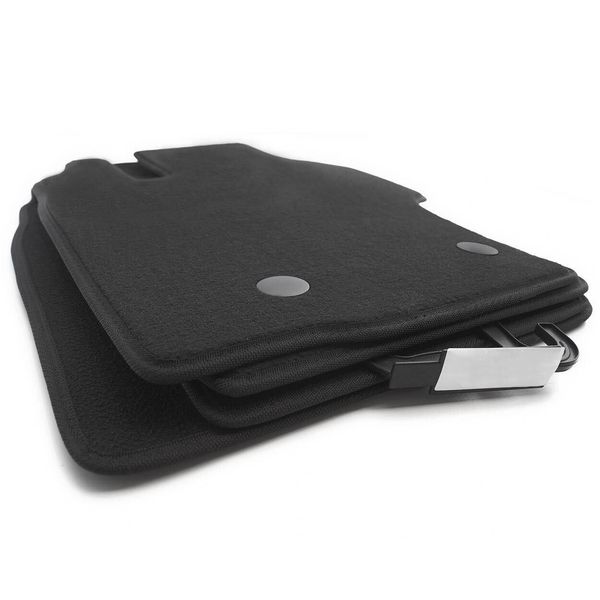 Tappetini Dacia Duster Suv 4X4 2010-2014 Qualità Originale Auto Tappetini Set Accessori Velours 4X Nero-image