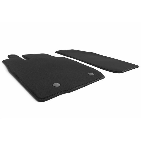 Tappetini Dacia Duster 4X2 (2010-2013) Originali Di Qualità, Accessori Per Tappetini 2 Pezzi, Velours Nero-image