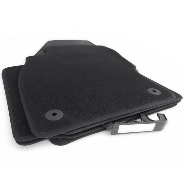 Tappetini Opel Adam (Tutti) Dal 2013 Accessori Originali Di Qualità Set Tappetini Auto In Velours, 4X Nero-image