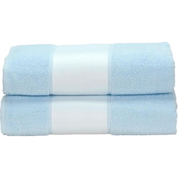 A&R AR081 | Asciugamano Da Bagno Subli-Me®, 70 X 140 Cm - Colore: Azzurro - Dimensioni: 70 X 140 Cm-image