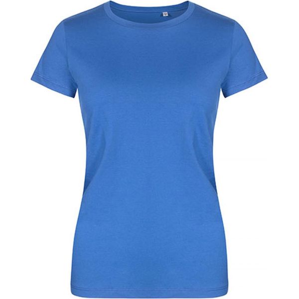 X.O By Promodoro 1505 | Maglietta Girocollo Da Donna, Cotone Pettinato - Colore: Azzurro - Taglia: S-image