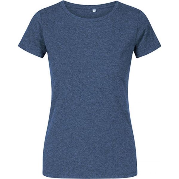 X.O By Promodoro 1505 | Maglietta Girocollo Da Donna, Cotone Pettinato - Colore: Heather Navy - Taglia: 3XL-image
