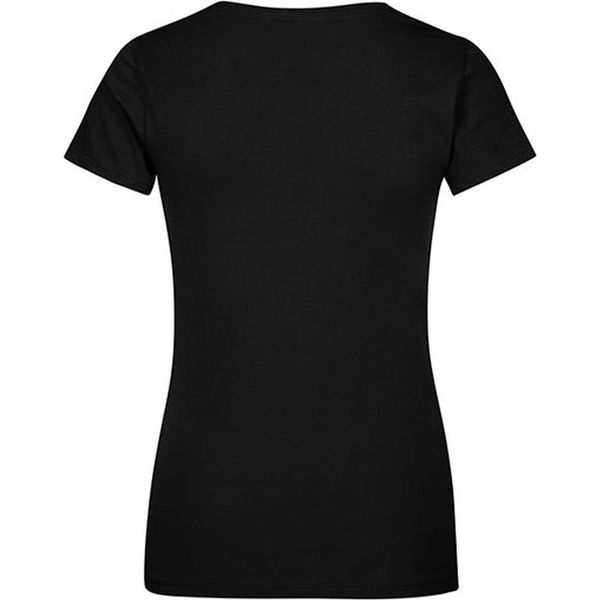 X.O By Promodoro 1525 | Maglietta Donna Con Scollo A V, Cotone Pettinato - Colore: Nero - Taglia: L-image