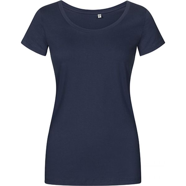 X.O By Promodoro 1545 | Maglietta Donna A Girocollo, Cotone Pettinato - Colore: French Navy - Taglia: Xl-image