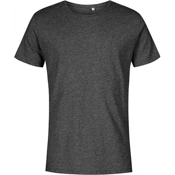 X.O By Promodoro 1400 | Maglietta Girocollo Da Uomo, Cotone Pettinato - Colore: Heather Black - Taglia: 3XL-image