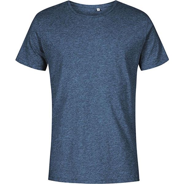 X.O By Promodoro 1400 | Maglietta Girocollo Da Uomo, Cotone Pettinato - Colore: Heather Navy - Taglia: Xs-image