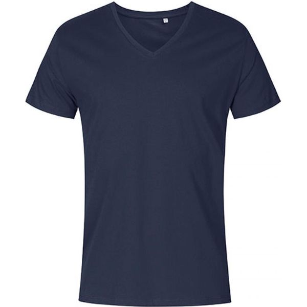 X.O By Promodoro 1425 | Maglietta Uomo Collo A V, Cotone Pettinato - Colore: French Navy - Taglia: M-image