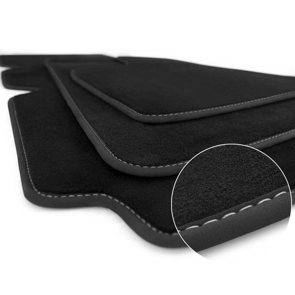 Tappetini Tesla Model S Velours Tappetini Auto Qualità Originale Tappeto Auto 3 Pezzi-image