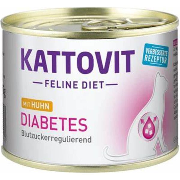 Kattovit 185Gx12 Dieta Felina Diabete Pollo In Lattina-image